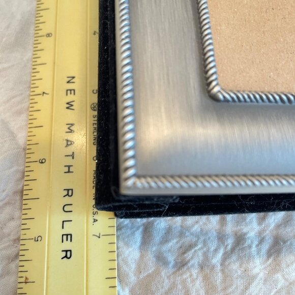 Vintage Burnes of Boston Silver-Plated Floral Photo Frame Album 6" by 4" - Picture 9 of 14